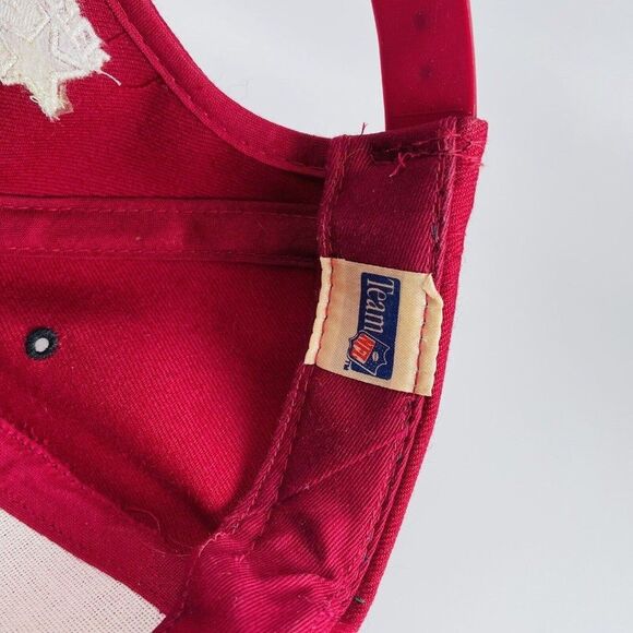 VTG 90's Starter NFL Arizona Cardinals Tri-Power Snapback Cap Hat Red Wool Logo - Picture 9 of 12